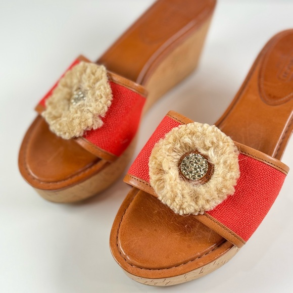 Coach Jazmin Platform Wedge Women’s Sandals Size 10B - Picture 3 of 7